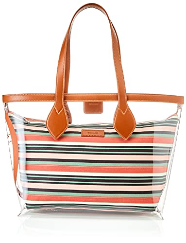 Trussardi Jeans, Logo Pop Shopper para mujer, n.º Marrón Size: NR