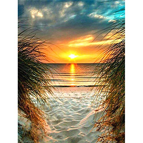 TTTTYYY Tapete para Enrollar Puzzles （Beach） Puzzles para Adultos Adolescentes Rompecabezas de Piso de Impresión de Alta Definición Multicolor