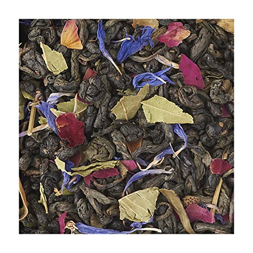 Tuaregh, Té Verde con Menta a Granel - Peso Neto 50gr (Paquete de 2 Piezas)
