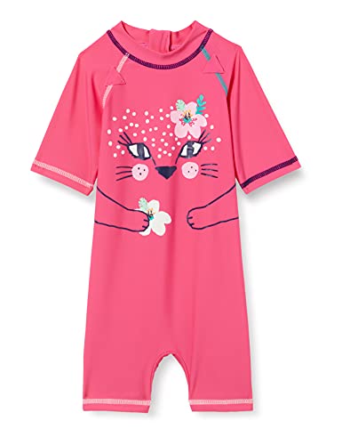 Tuc Tuc Mono Love Sauvage Traje de baño de una Sola Pieza, Rosa, 3A para Niñas