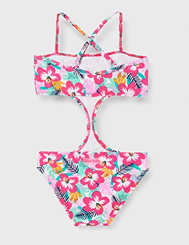 Tuc Tuc Trikini Love Sauvage Traje de baño de una Sola Pieza, Rosa, 5A para Niñas