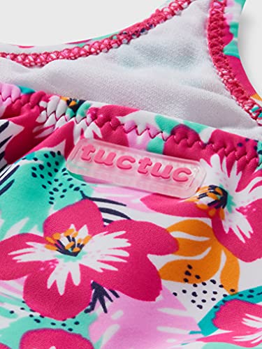 Tuc Tuc Trikini Love Sauvage Traje de baño de una Sola Pieza, Rosa, 5A para Niñas
