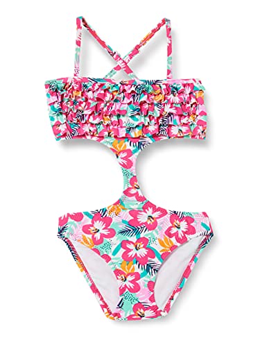 Tuc Tuc Trikini Love Sauvage Traje de baño de una Sola Pieza, Rosa, 5A para Niñas