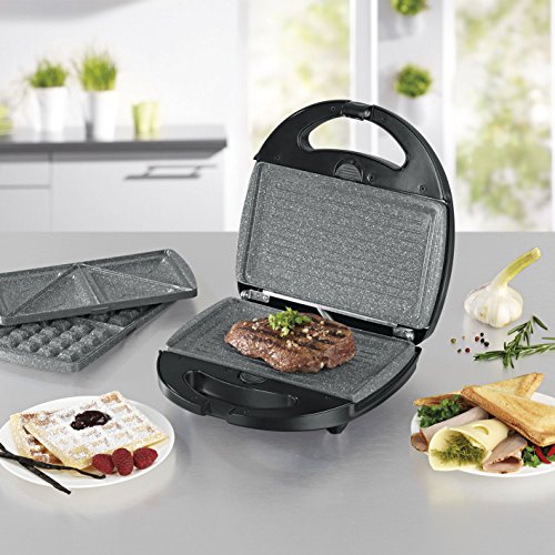 TV Top Ventes 00925 Gourmetmaxx - Parrilla de mesa antracita/negro 700 W
