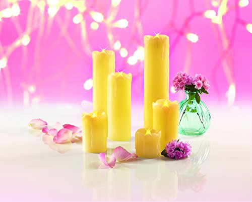 TV Top Ventes 01934 Candlemaxx Vela LED Amarillo – Juego de 6