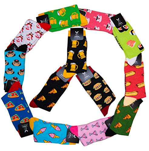 TwoSocks Calcetines - Unisex Hombre Mujer Diseño de moda/Tamaño 36-46 / Medias Calcetines Calcetín Calcetín Hipster Pintura Pintura divertido colorido divertido (perro)