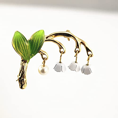 U-K Muguet Flor Broches Alfileres Regalo de Boda de Navidad para mujerDiseño Profesional