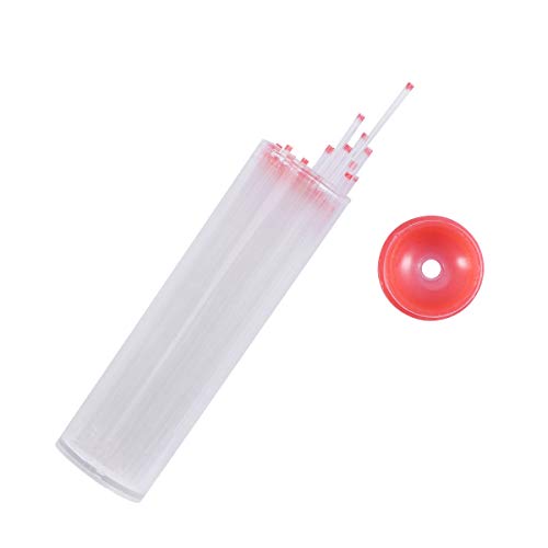 UKCOCO 100 en 1 Tubo de capilar de 75 mm Micro Tubo de hematocrito Tubo de fusión Suministro de muestras de Laboratorio
