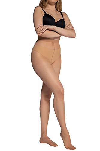 Ulla Popken Strumpfhose, 1er Helanca Medias, 20 DEN, Transparente (Teint 26), XXXX-Large (Talla del Fabricante: 60+) para Mujer