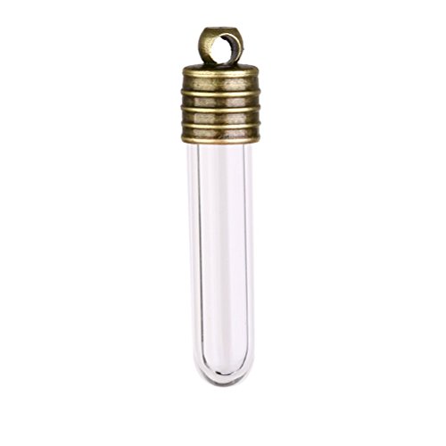 ULTNICE Mini Botellas Tubos Deseo Mensaje Botella Fiesta de Joyería de Boda Favorece 10pcs