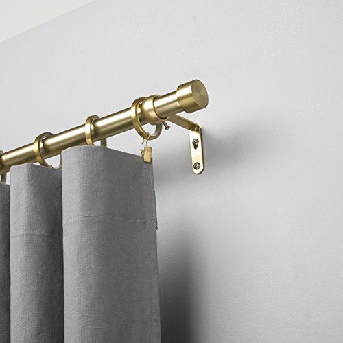 Umbra Cappa Barra para Cortina de Ventana de 2,5 cm, Color Brass
