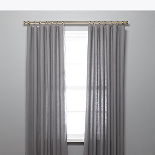 Umbra Cappa Barra para Cortina de Ventana de 2,5 cm, Color Brass