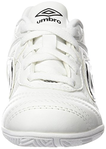 Umbro Umbro Speciali Eternal Club IC - JN - Bota para niños, Color Blanco/Negro/Clematis Azul, Talla 33