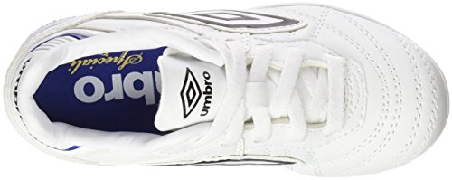 Umbro Umbro Speciali Eternal Club IC - JN - Bota para niños, Color Blanco/Negro/Clematis Azul, Talla 33