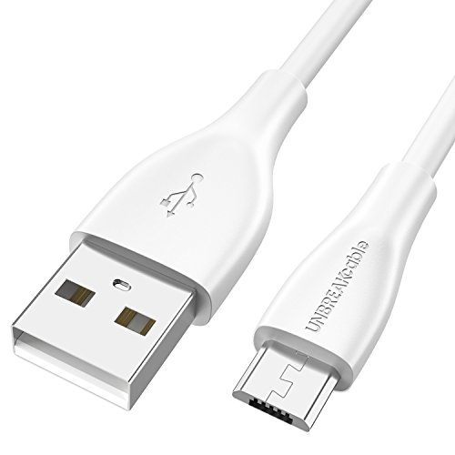 UNBREAKcable Cable Micro USB con Carga Rápida 1M Cargador Micro USB de Alta Velocidad para Dispositivos Android, Samsung Galaxy S7/S7 Edge/S6, Huawei, Sony, HTC etc