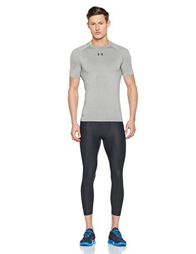 Under Armour HG Armour 2.0 3/4 Legging pantalón Largo, Hombre, Negro (Black/Graphite), S
