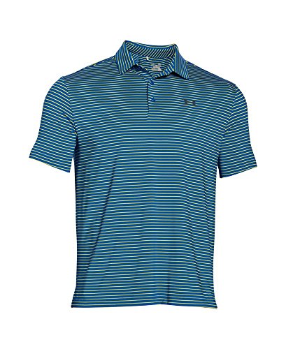 Under Armour Polo Playoff para Hombre Ultra Blue (907)/Gris Stealth Gray S