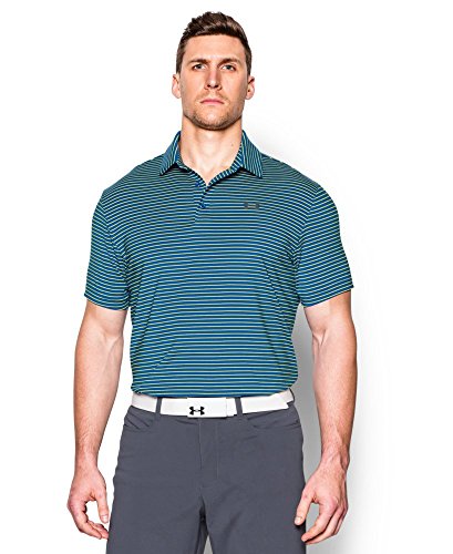 Under Armour Polo Playoff para Hombre Ultra Blue (907)/Gris Stealth Gray S