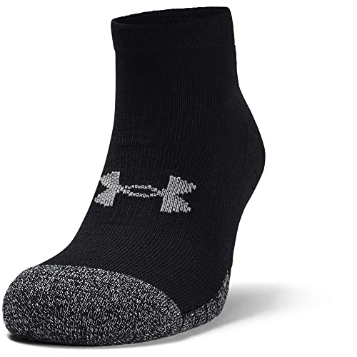 Under Armour UA Heatgear Locut Calcetines, Unisex, Negro (Black/Black/Steel), M