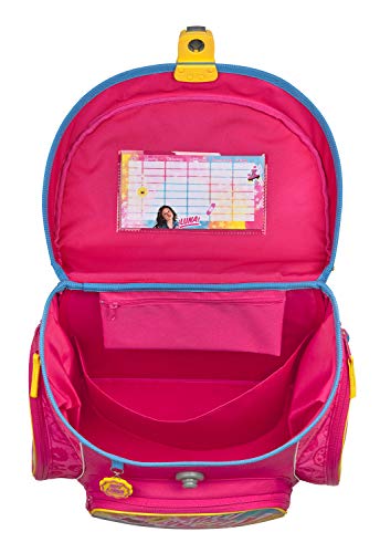 Undercover Mochila Escolar con Estuche Escolar, Bolsa para Zapatos, Estuche y Bolsillo en el Pecho, de Disney Soy Luna, 5 Piezas, Mochila Escolar, 40 cm, Rosa (Rosa) - 10011502
