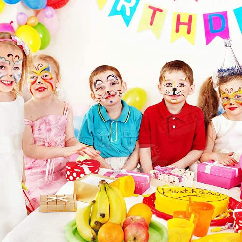 UNEEDE Pintura Facial, 16 Colores Pinturas Cara para Niños Face Body Paint Crayons Seguros y No Tóxicos Maquillaje Carnival Set para Carnaval, Pascua de Resurrección, Halloween Cosplay/Fiestastura