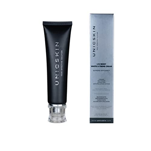 UNICSKIN - Crema Hidratante Facial - Unicbody White X-Treme Complex - 100 ml - Ayuda a Reducir las Manchas Oscuras y la Hiperpigmentación - Efecto Hidratante y Antipolución