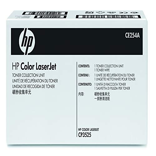 Unidad de Recogida de Tóner HP LaserJet Original CE254A, Color, de 36.000 páginas, para impresoras HP Color LaserJet Serie CP3525, MFP CM3530, HP Color LaserJet Enterprise Serie 500 M551 y MFP M575