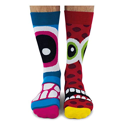 United Oddsocks - Calcetines térmicos para hombres 6 - Modelo: The Stress Heads, colorido, Talla: 39-46