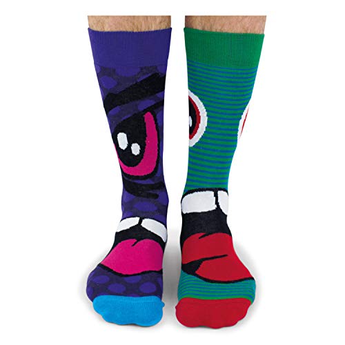 United Oddsocks - Calcetines térmicos para hombres 6 - Modelo: The Stress Heads, colorido, Talla: 39-46