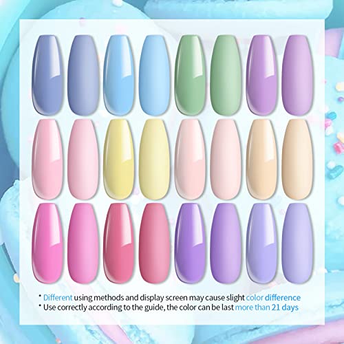 UR SUGAR 7ML Esmaltes Semipermanentes Kit Color Macaron Pastel Rojo Rosa Nude Pintauñas Gel Uñas de Gel Pintauñas Semipermanente UV Pastel Gel Colores Kit Primavera Verano 12PCS