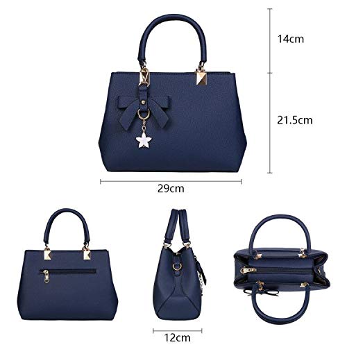 URAQT Bolsos de Mujer, Bolso Señora Tote, PU Piel Bolso de Hombro Mujers del Trabajo, Diario Vida y Vacacione