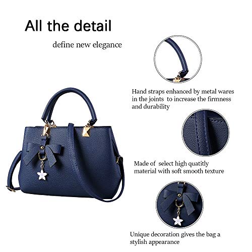 URAQT Bolsos de Mujer, Bolso Señora Tote, PU Piel Bolso de Hombro Mujers del Trabajo, Diario Vida y Vacacione