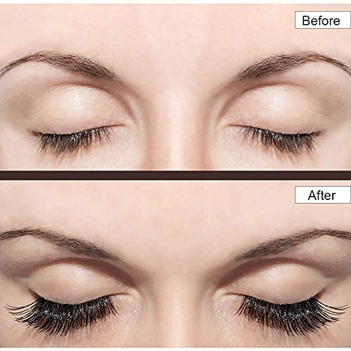 URAQT Pestañas Postizas, 5 pares de Pestañas de Aspecto Natural 3D, Paquete de Pestañas Suaves Reutilizables Hechas a Mano para Extensión de Pestañas de Maquillaje (Grueso+)