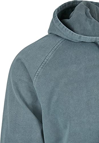 Urban Classics Overdyed Hoody Sudadera con Capucha, Dustyblue, L para Hombre
