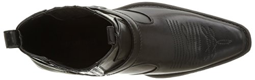 Us Brass Eastwood Botas Vaquero, Color Negro, Talla 43 EU / 9 UK