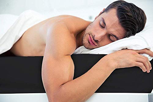 Utopia Bedding Sabana Bajera 150x200 - Negro - Bolsillo Profundo - Microfibra Cepillada (Cama 150)