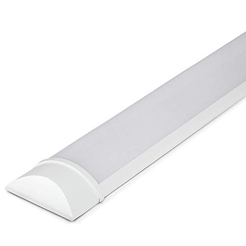 V-TAC Tubo de 50 W, 5 pies LED de tubo integrado, 4000 K, blanco día, 1500 x 74 x 24 mm, iluminación de pared y techo, 30.000 h de larga duración de funcionamiento