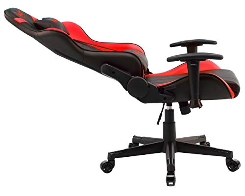 VALK Nyx - Silla Gaming, Silla Gamer, Reclinable 160º, Reposabrazos 2D, Transpirable, Ergonómica, Silla Escritorio Silla Oficina, Roja