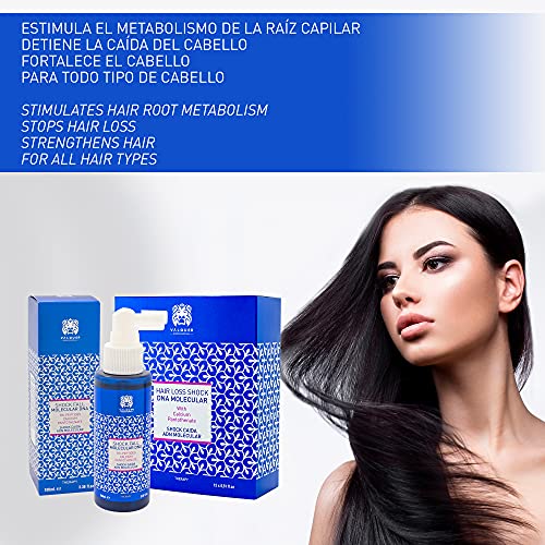 Válquer Profesional Shock Caida AND Molecular. Reducir caída cabello. Anticaída pelo. Sin sulfatos. Fortalece el cabello. Detiene la caída Ampollas 12 uds X 15 Ml