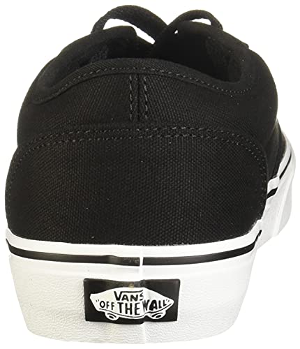 Vans Atwood, Zapatillas Hombre, Black Canvas Black White, 44 EU