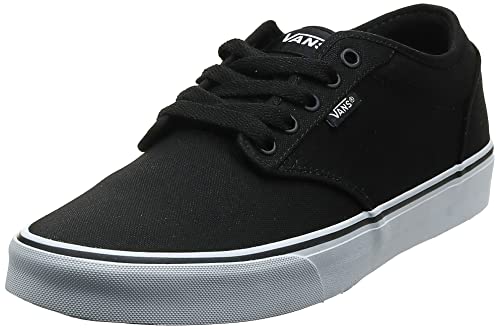 Vans Atwood, Zapatillas Hombre, Black Canvas Black White, 44 EU