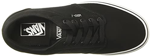 Vans Atwood, Zapatillas Hombre, Black Canvas Black White, 44 EU
