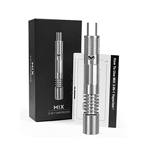 Vaporizador 3 en 1 para hierbas secas, aceite y concentrados, sin batería, sin nicotina.