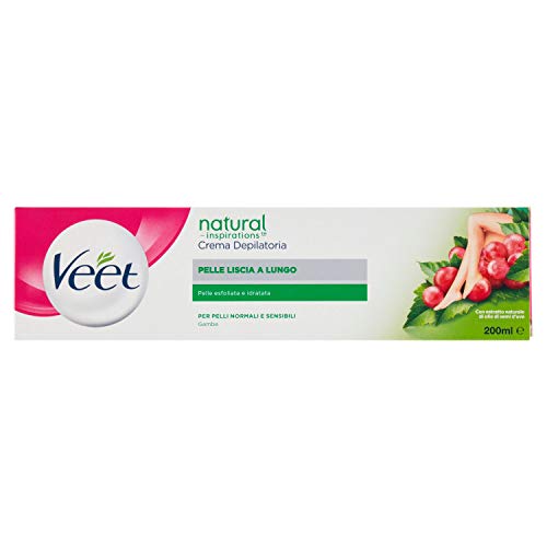 Veet - Natural inspirations crema depilatoria con traubenkernöl 200 ml