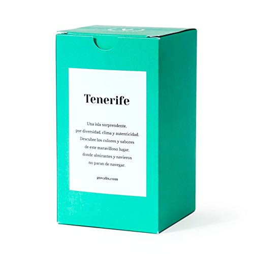 Vela Aromática Tenerife | Cera de Soja 100% Natural | 100 horas, Vela Perfumada Grande en Vaso, Viajes Recuerdos de Tenerife, Regalos Originales para Amigos, Decoración, Yoga, Dormitorio, Baño