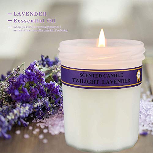 Velas Perfumadas, 100% Cera de Soja, Juego de Regalo, Relajación, Alivio del Estrés, Fragancia para el Hogar, Refresco de Aire, 2 Paquetes, Cada uno de 8 Onzas