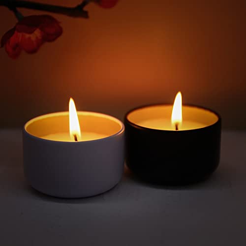 Velas Perfumadas CREATIVIDAD DE LA VELA AFATENTE CON LOS REGALOS DE MANERA Velas perfumadas Black White Tin Fragancia Velas Hotel Planta Aromaterapia Velas al por mayor Velas de aromaterapia perfumada