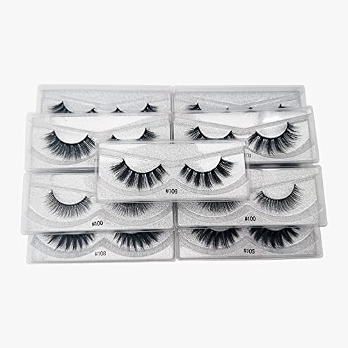 Venta caliente Nuevos 10 pares Faux visón pestañas al por mayor Venta al por mayor Natural Largo Pestañas Extensión de la pestañas 3D pestañas Fluffy suave falso Cilios Maquillaje venta al por mayor