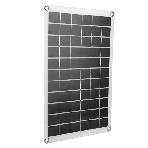 【Venta del día de la Madre】 Panel de células solares, 100W 12 / 24V 100W Panel Solar, Panel Solar portátil monocristalino portátil, Panel Solar USB para recargar Dispositivos de Carga USB Teléfono