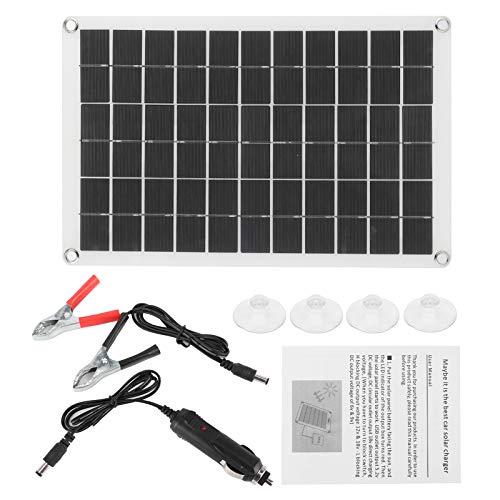 【Venta del día de la Madre】 Panel de células solares, 100W 12 / 24V 100W Panel Solar, Panel Solar portátil monocristalino portátil, Panel Solar USB para recargar Dispositivos de Carga USB Teléfono